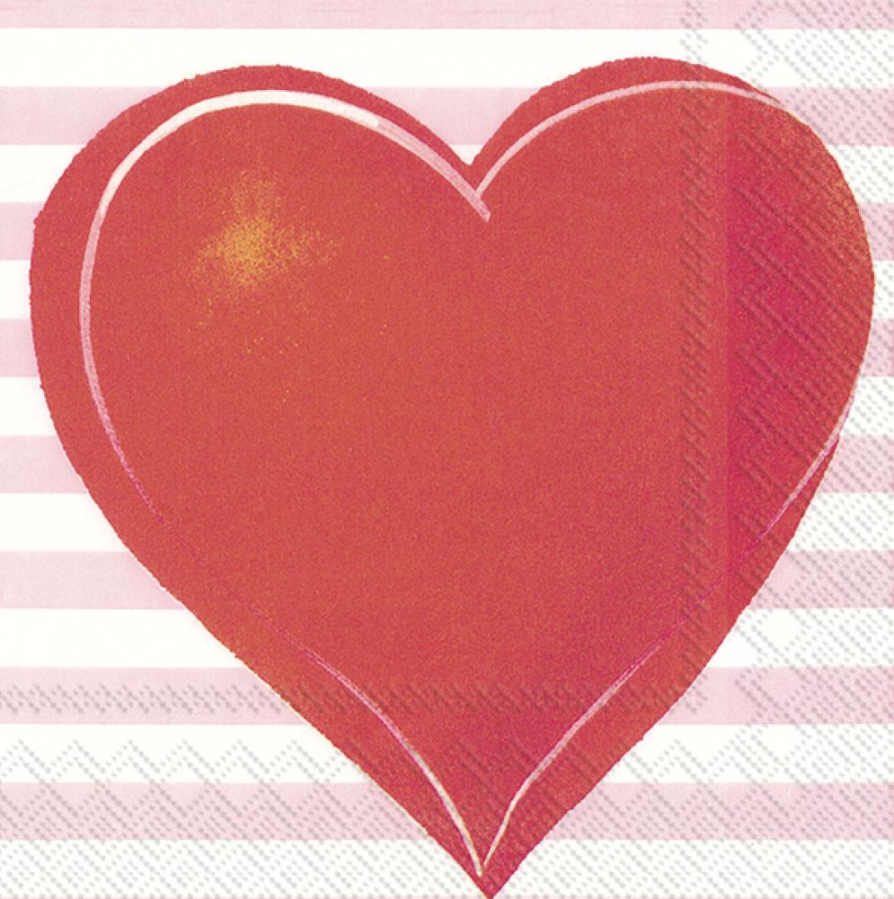 ALL YOU NEED IS LOVE lig. rose, Lunch Servietten, IHR Ideal Home Range